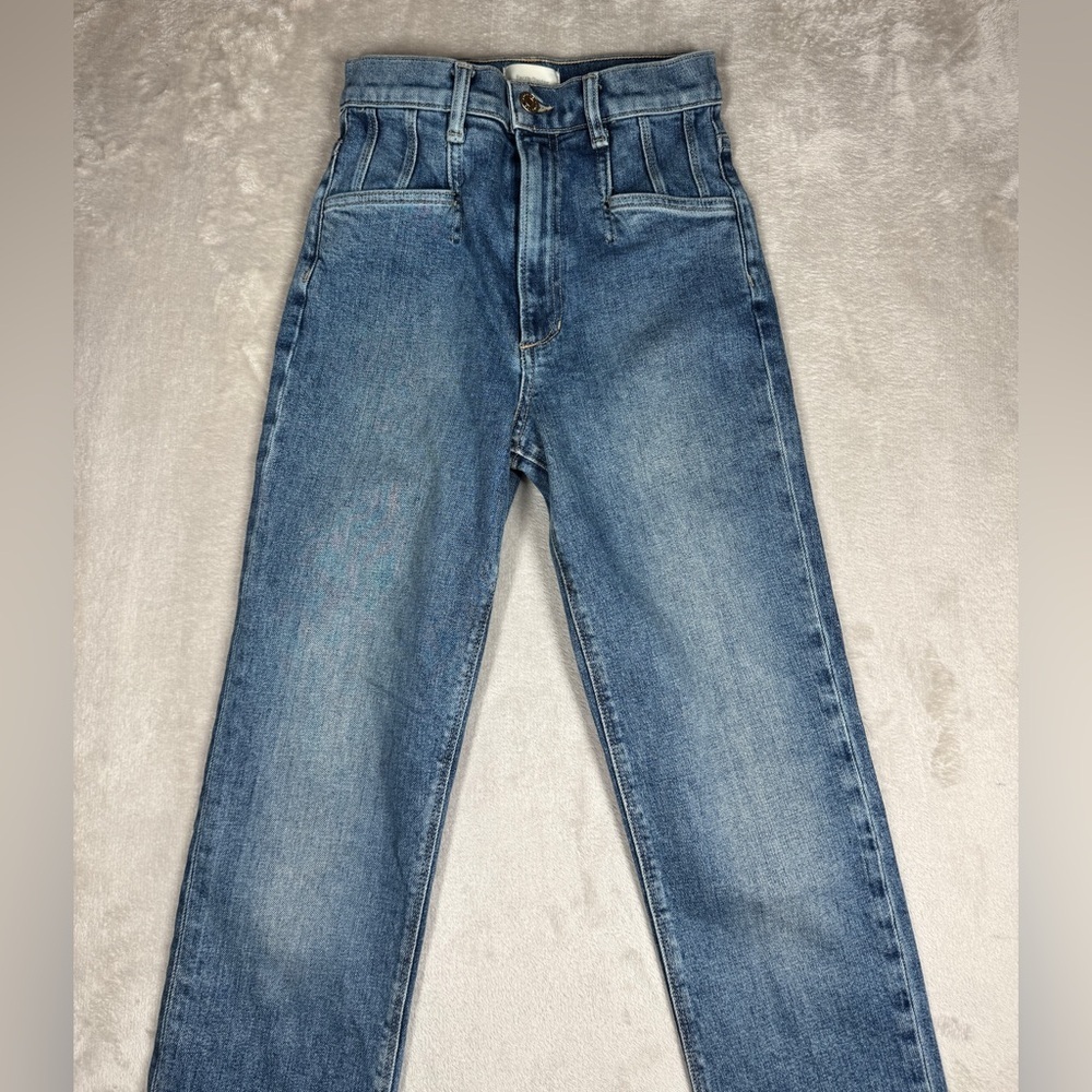Favorite Daughter The Jordie British Columbia Super High Rise Straight Size 23 - Picture 3 of 16